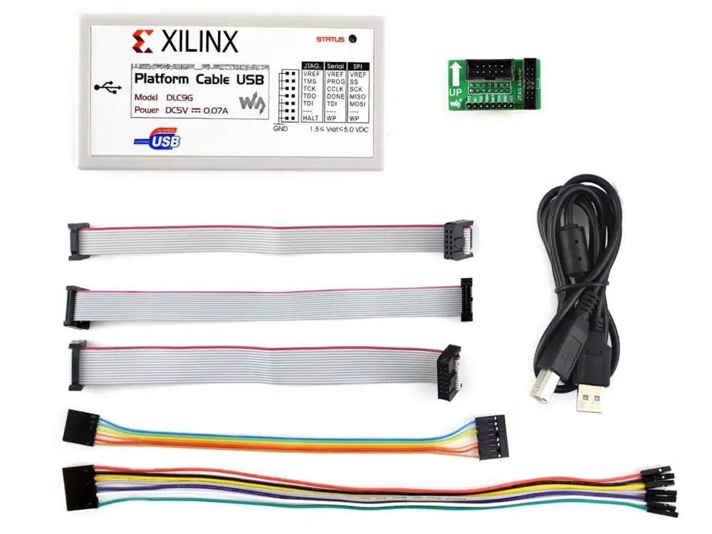 Waveshare платформенный кабель USB программатор и отладчик для Xilinx устройств с кабелями