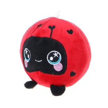 

Decompression Squeeze Toys Plush Cartoon Ladybug Ball Slow Rebound Stress Relief
