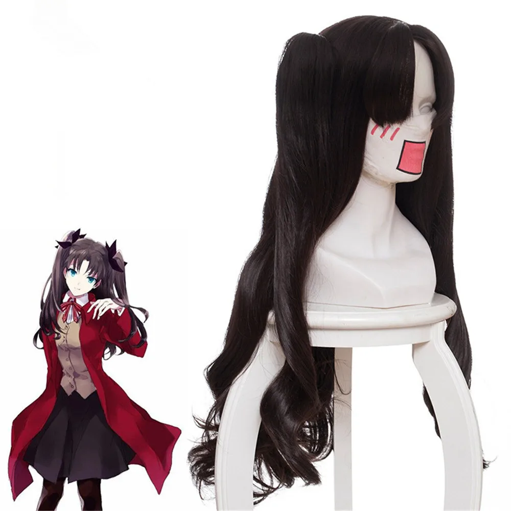 Fate/Stay Night Rin Tohsaka парик с двумя хвостиками Косплей Костюм Fate Grand Order для женщин