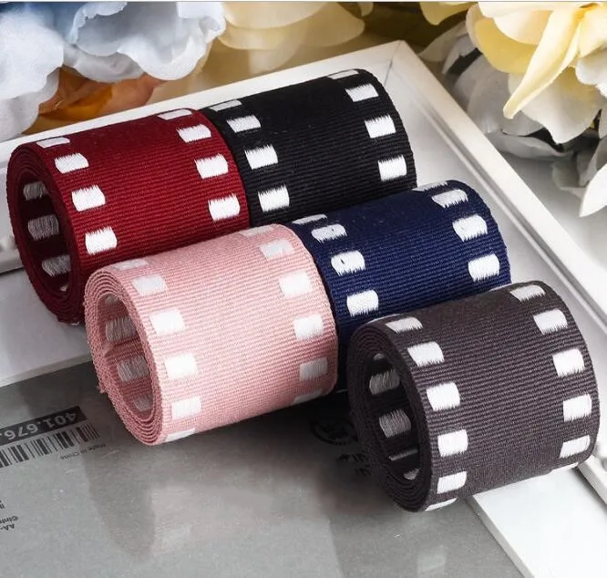 Сад Whit квадратный край Grosgrain ленты 1 &quot1 5&quot см 16 мм Фурнитура для бижутерии бант в