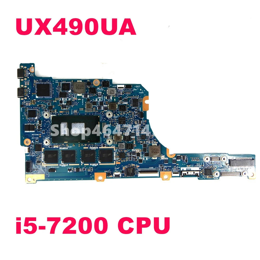 UX490UA i5-7200CPU Mainboard REV2.1 For ASUS UX490 UX490U UX490UA Laptop motherboard UX490UA Mother