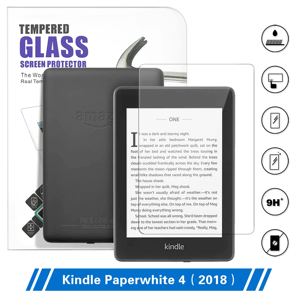 Для Amazon Kindle Paperwhite 10th поколения Экран протектор для 2018 4 закаленное Стекло HD 6