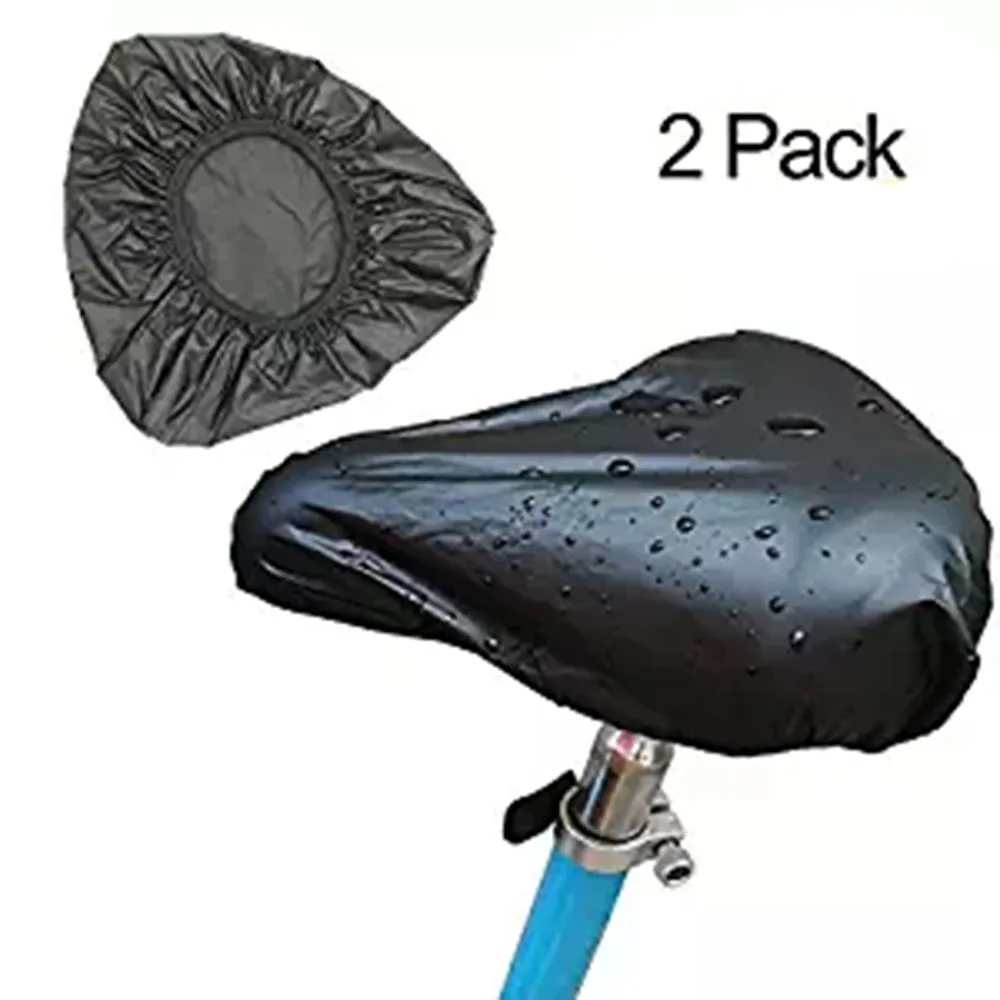 

2 pc Bike Seat Waterproof Dust and Rain Cover And Dust Resistant Bicycle Saddle Cover Bike Accessories