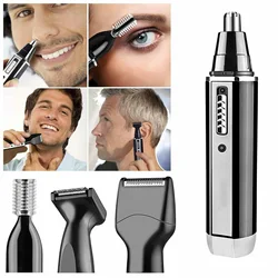 Rechargeable 4 In 1 Hair Beard Eyebrow Ear Nose Shaver Trimmer Electric Kits Tools