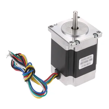 

Nema 23 Stepper Motor 1.8 Degree 2 Phase 2.8A 56mm Hybird 57 Stepper Motor For 3D Printer Monitor Machinery 4-lead 12kg.cm