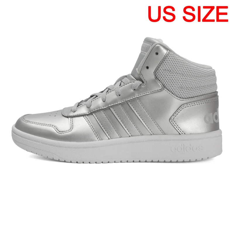 Новое поступление Adidas NEO обручи 2,0 MID Для женщин баскетбольные кроссовки - Цвет: EE7857