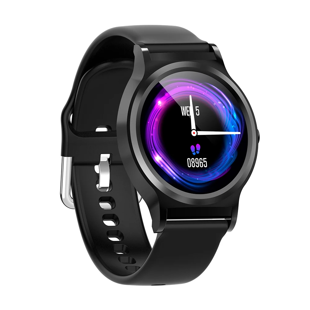 Bakeey CF98 IP67 Водонепроницаемый 1,3 дюймовый полный сенсорный браслет монитор сердечного ритма кровяного давления дисплей погоды Смарт-часы фитнес