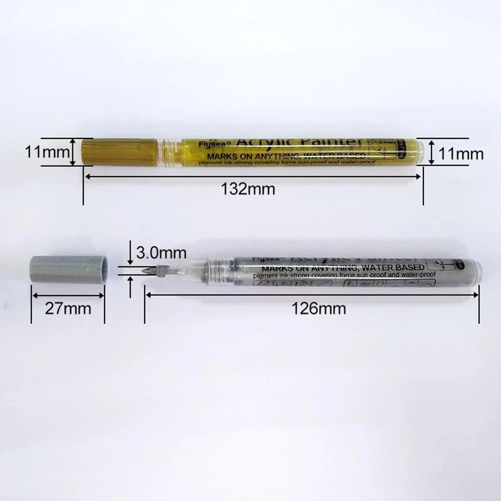 Diy Acrylic Paint Markers Pens For Drawing Rock Painting Art Acrylic Paint Markers Ceramic Pumpkin Glass Paint Pens Kit