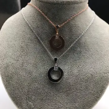 

New style never fade fashion rotating letter pendant necklace
