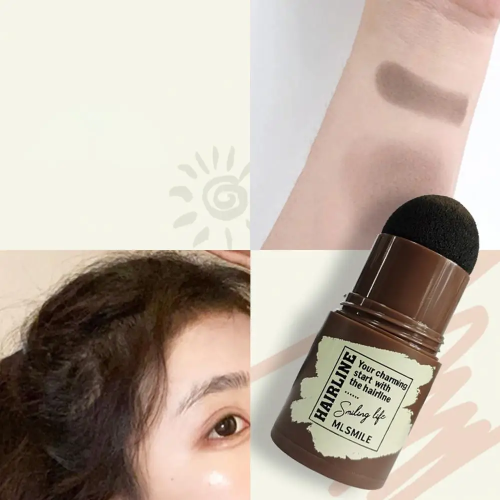 new 1.8g Hairline Stick Waterproof Mushroom Head Mini Hair Root Cover Up Hair Shadow Conceal Stick for Female