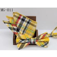 England Style Men Plaid Bowtie Pocket Square Handkerchief Sets for Suits Business Pocket Square Towel Bow Tie Set New Arrival England Style Men Plaid Bowtie Pocket Square Handkerchief Sets for Suits Business Pocket Square Towel Bow Tie Set New Arrival