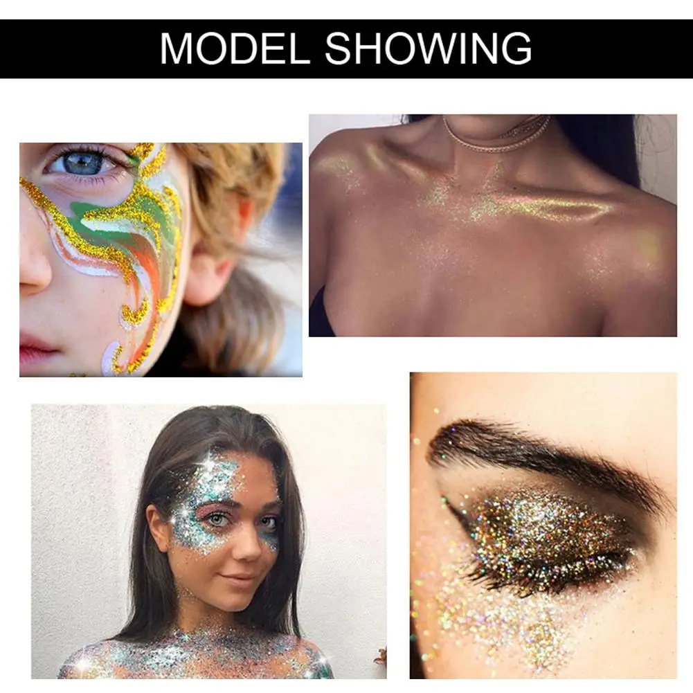 129pcs Diamond Glitter Tattoo Set Semi-permanent Simple Tattoo Template Set Body Painting Art For Kids Teenagers Adult