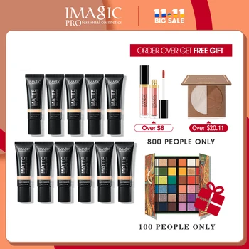 

IMAGIC Makeup Base Face Liquid Foundation BB Cream Concealer Moisturizer Oil-control Whitening Waterproof Liquid Foundation