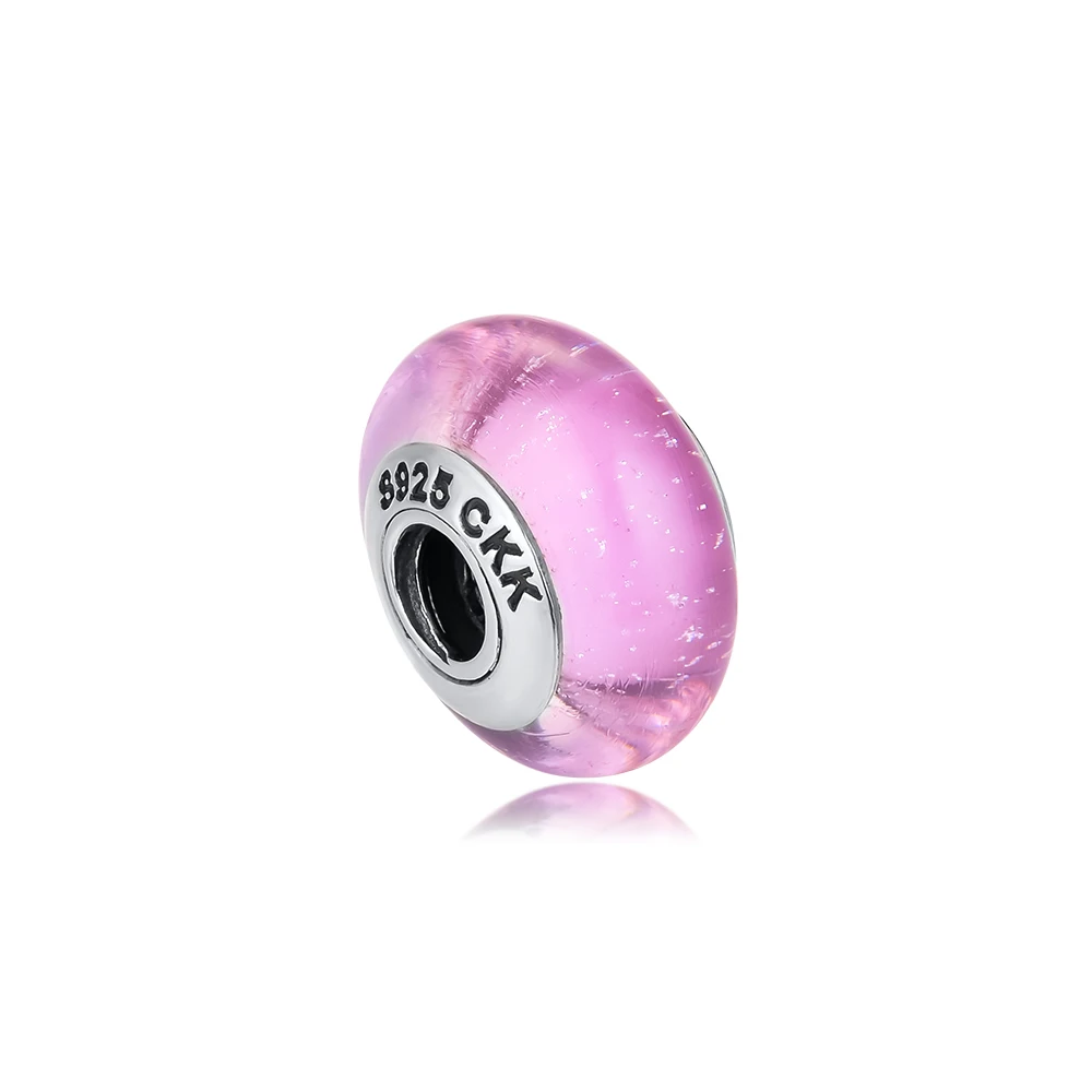 

BEADS for Jewelry Making BraceletS Aurora's Signature Murano Glass cHarMs 100% 925 Sterling Silver Jewelry Free Shipping