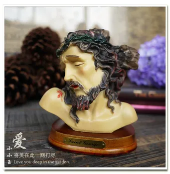 

[CHRISTIAN GIFT: JESUS' HEAD] RELIGIOUS DECORATIONS FATHER'S SON, HOLY SPIRIT CHURCH, FRIENDSHIP DECORATION