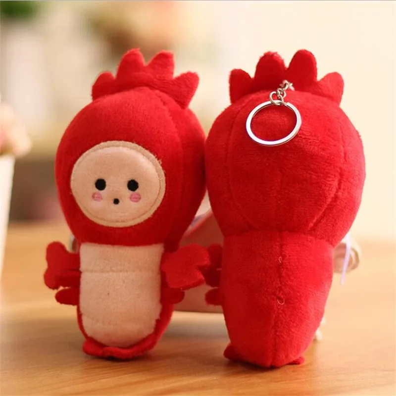 HANDANWEIRAN 1pcs 16cm Creative Crayfish Plush Premium pp Cotton Filled Decorative Pendant for Boys Girls Holiday 3