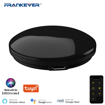 

FrankEver Tuya WiFi Smart IR Controller Universal TV/AC Smart Home Blaster Infrared Wireless Remote Control Work with Alexa