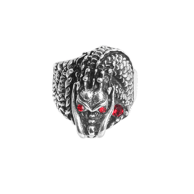 Punk Domineering Animal Dragon Designs Adjustable Rings For Men Teen Boys Retro Cool Fashion Party Jewelry Gift For Men