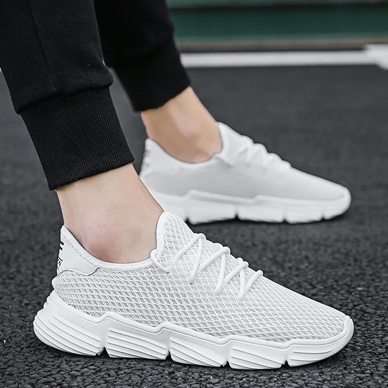 

MEN'S SHOES Summer Punched Sheet Shoes Men's Low-top Shoes Athletic Shoes Men's Korean-style Trend Mesh BOY'S Shoe Men's Running