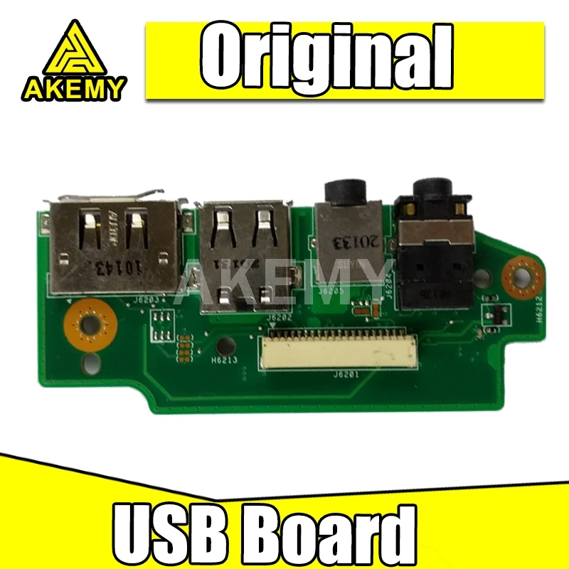Для Asus N61J N61JV N61JQ N61JA N61V N61VN N61D n61da ноутбук аудио usb IO Плата интерфейса | Компьютеры и