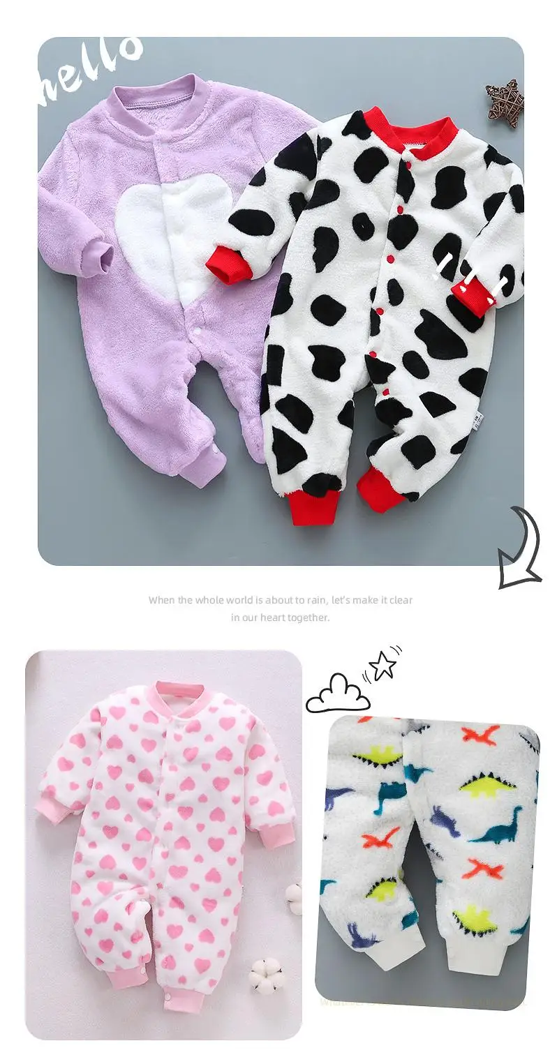 Newborn Sailor Romper Girls Boy Costume Anchor Newborn Baby Polar Fleece Clothes  Boys Girls Autumn Thicken Rompers Infant Baby Cartoon Jumpsuit Home Climbing Clothes Pajamas carters baby bodysuits	