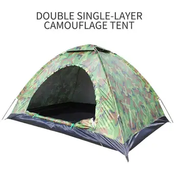 

Durable Outdoor Camping Recreation Camping Tent Double Layer Tent 1-4Person Hanging Bed Hiking Bedding Outdoors Folding Tent