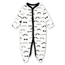 Одежда для новорожденных; детская пижама для сна для маленьких мальчиков и девочек; комбинезон для младенцев 3-12 месяцев