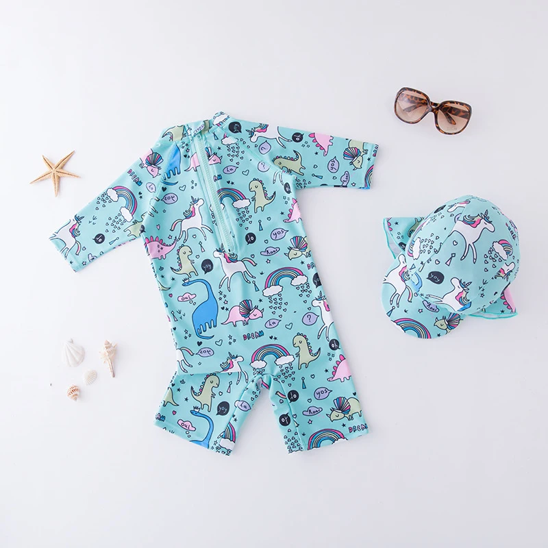 

Купальник для мальчиков с шапочкой, 3-24 месяцев, хлопок, цвет в ассортименте