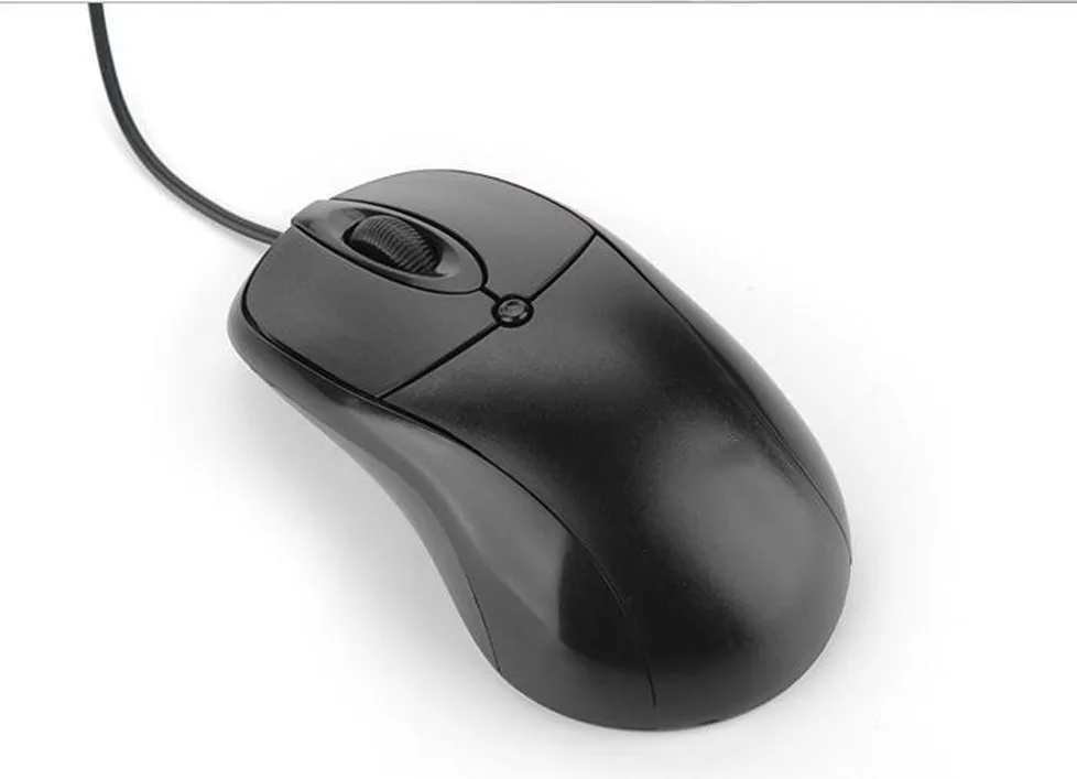 Ratón óptico recargable de 1000 DPI, periférico con 3 botones y cable, ergonómico, Ratón de juegos con cable USB, para ordenador portátil y de oficina
