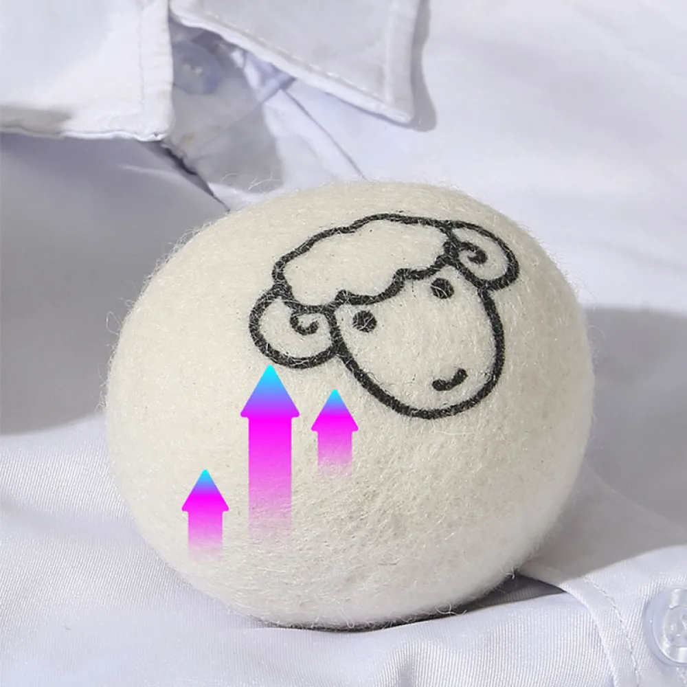 1/3/6pcs New Type Of Drying Wool Ball 5CM Anti-Entanglement Household Drying Clothes Washer Dryer Special Ball Drying Bal