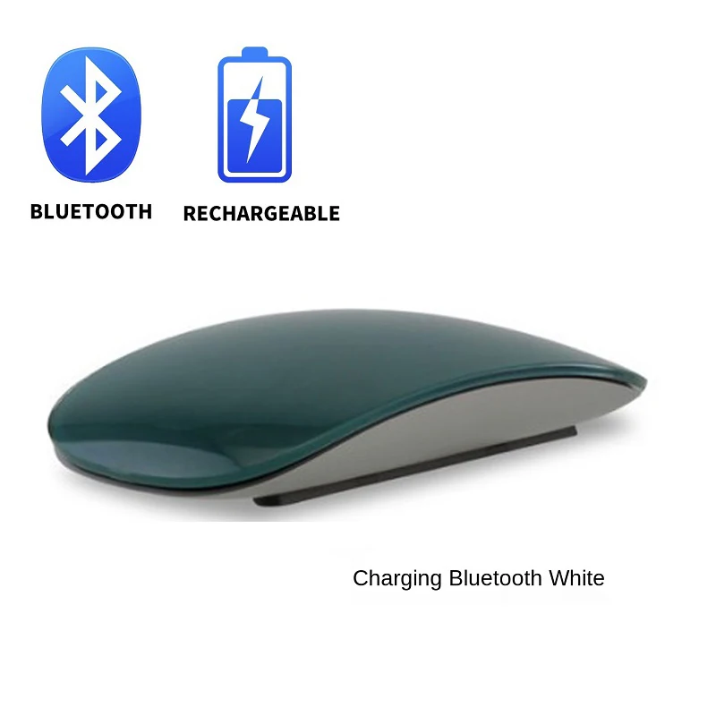 Wireless Mouse Bluetooth 5.0 Rechargeable Mouse Wireless Computer Silent Mice Ergonomic Mouse Optical Mice For Apple Mac PC iPad small computer mouse