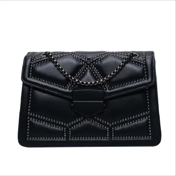 

2020 new rivet chain ladies shoulder messenger bag luxury handbag purses and handbags luxury handbags women bags designer