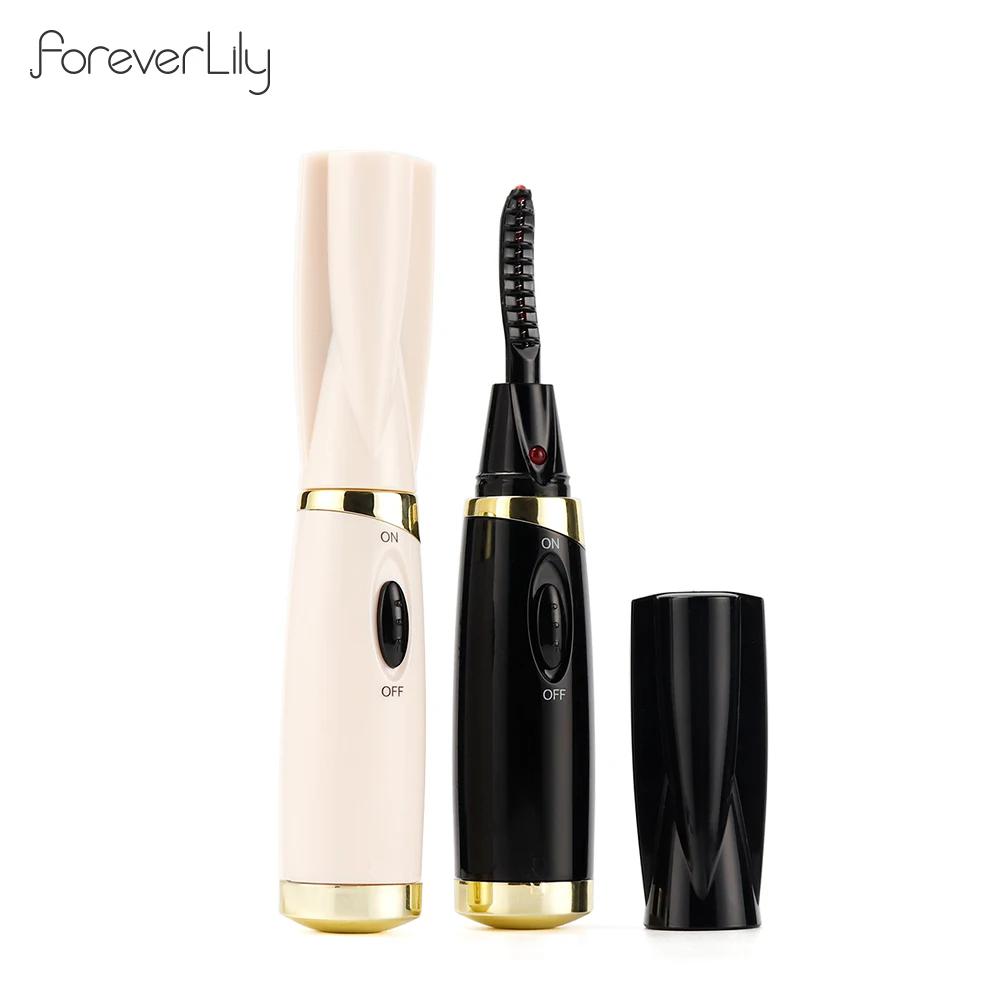 

Electric Eyelash Curler Long-lasting Curling Perm Heating Eyelash Curling Brush Ironing Eyelash Comb Eyelash Styling Makeup Tool