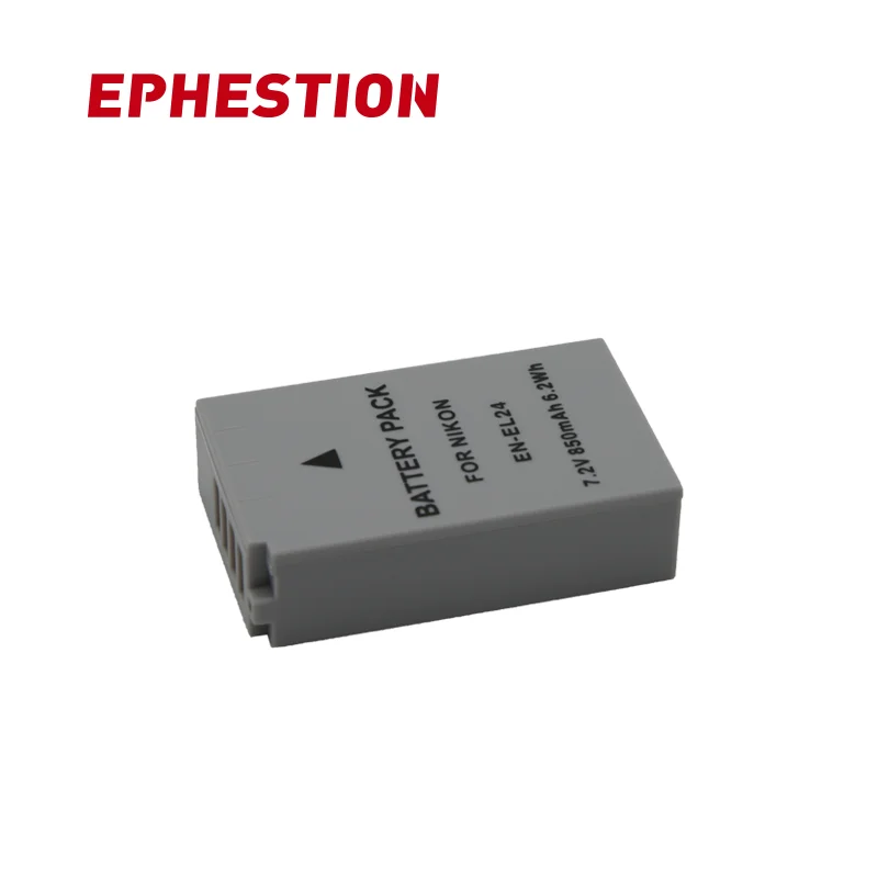 EPHESTION EN-EL24 EN EL24 ENEL24 Аккумулятор для камеры NIKON 1 J5 батареи 850mAh 7 2 v Высокая емкость |