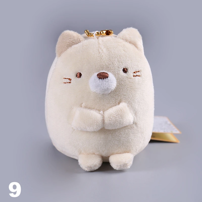 Sumikko Gurashi Keychain Ornament Peluche 8cm Stress Relieve Doll Kids Girl Cute Birthday Gift Plush Suffed Toys Kawaii Animal (20)