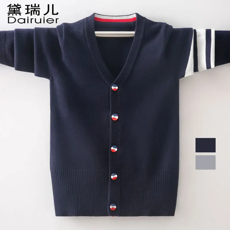 

2019 New Style Spring And Autumn BOY'S Cardigan Sweater Boy Jacket Big Boy Children Outdoor 12 Sweater 15-Year-Old