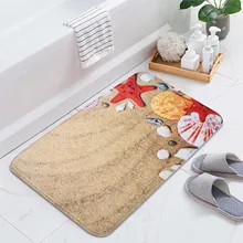 Tapete do banheiro flanela impresso absorvente antiderrapante tapetes do assoalho banheira tapete lateral chuveiro entrada capacho 2 tamanhos decoração da casa