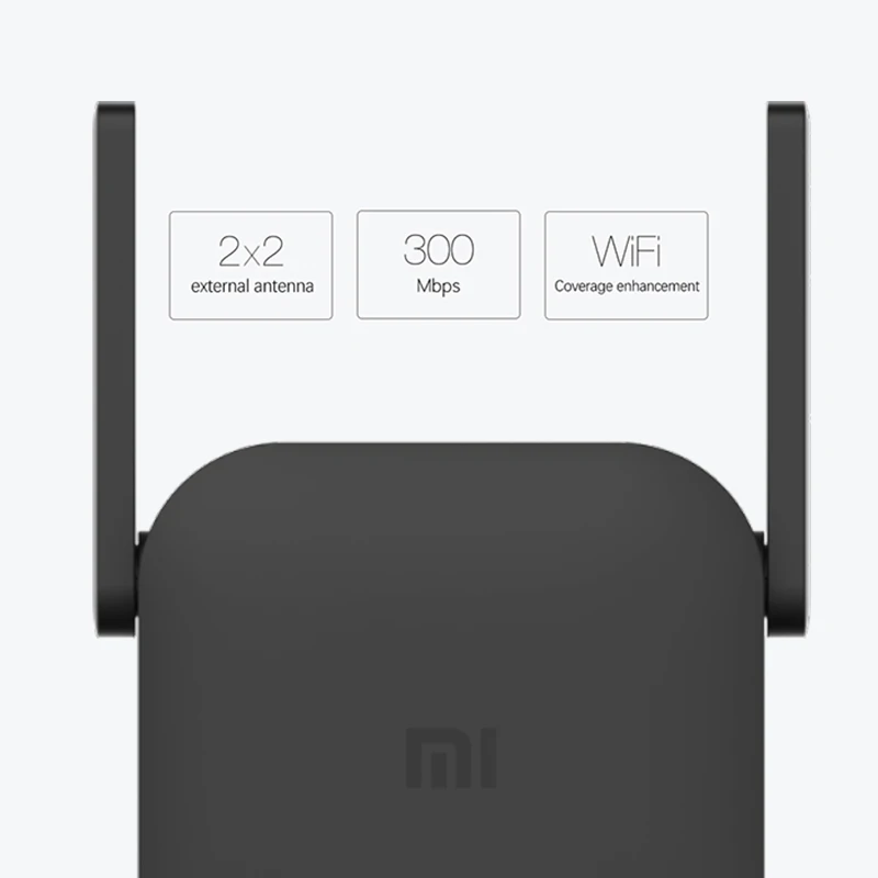 Xiaomi WiFi роутер усилитель Pro 300 м сетевой расширитель повторитель сигнала накладной