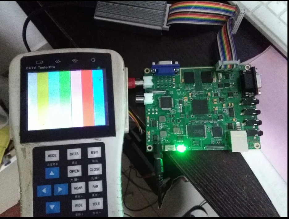 Для DAVINCI TMS320DM6437 с MT9T001 и VGA дисплей системы разработки