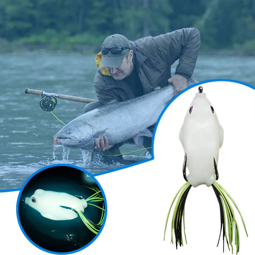 Fishing lures Artificial Silicone Rubber Soft Bait T hunder Fro g 12G Black 1Pc metal trout fly tying materials | Спорт и