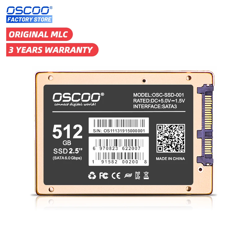 OSCOO 512 MLC жесткие диски SSD SATA 3 жесткий диск 1 ТБ Festplatte для настольного компьютера
