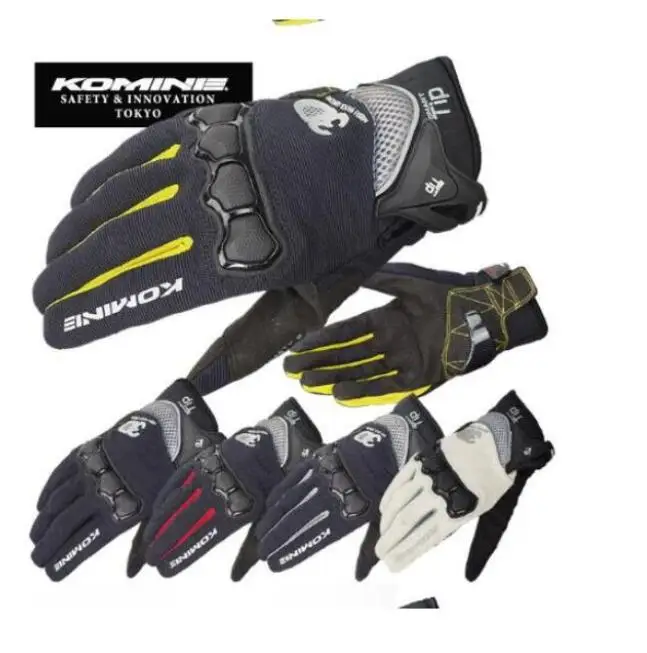 

Free shipping KOMINE GK-162 motorcycle gloves GK162 3D protection Air Mesh Sport Racing cycling gloves 7