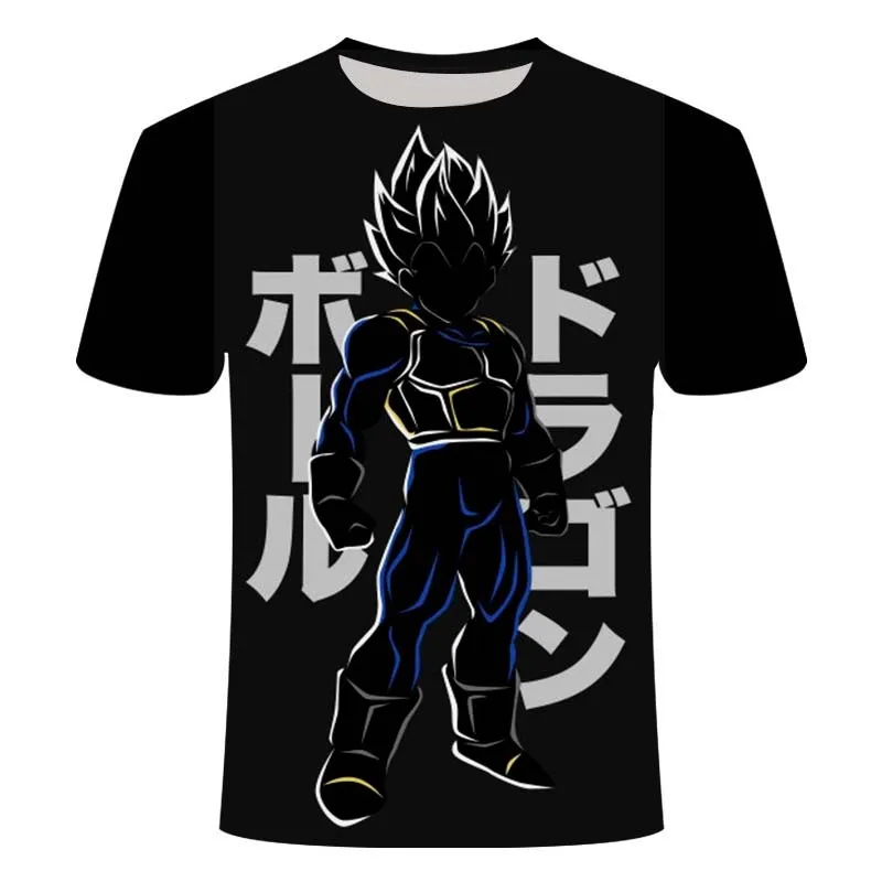 

New for 2020; Clothes for boys with a drawing of "Dragon Pearl"; Tops in the style of Harajuku; Summer fashionable men's t-shirt
