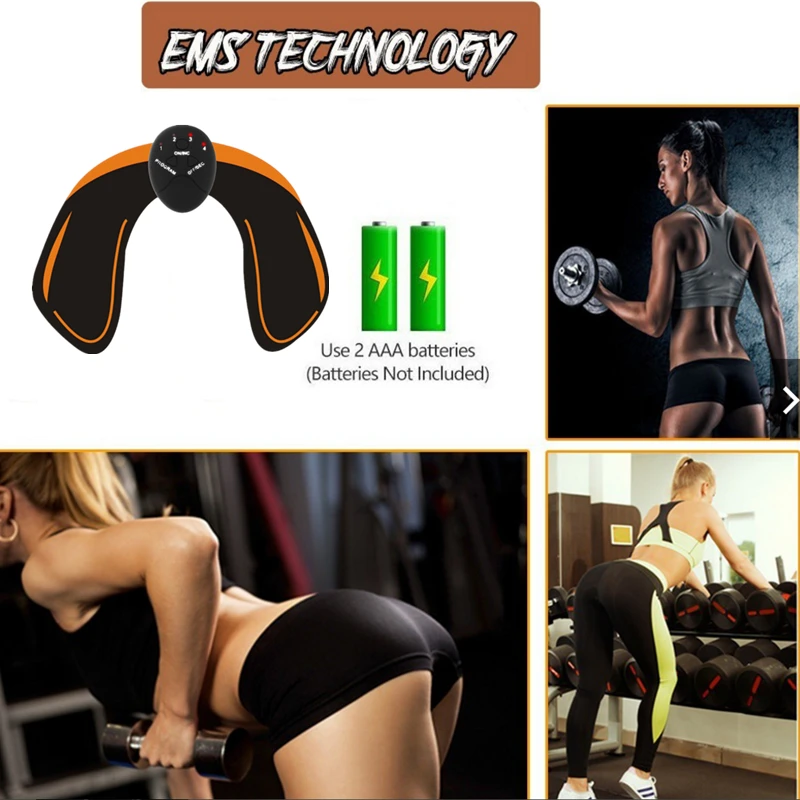EMS Wireless Smart Muscle Stimulator Abdominal Trainer Hip Trainer Buttocks Butt Lifting Slimming Massager Body Shaping lady - Image 4