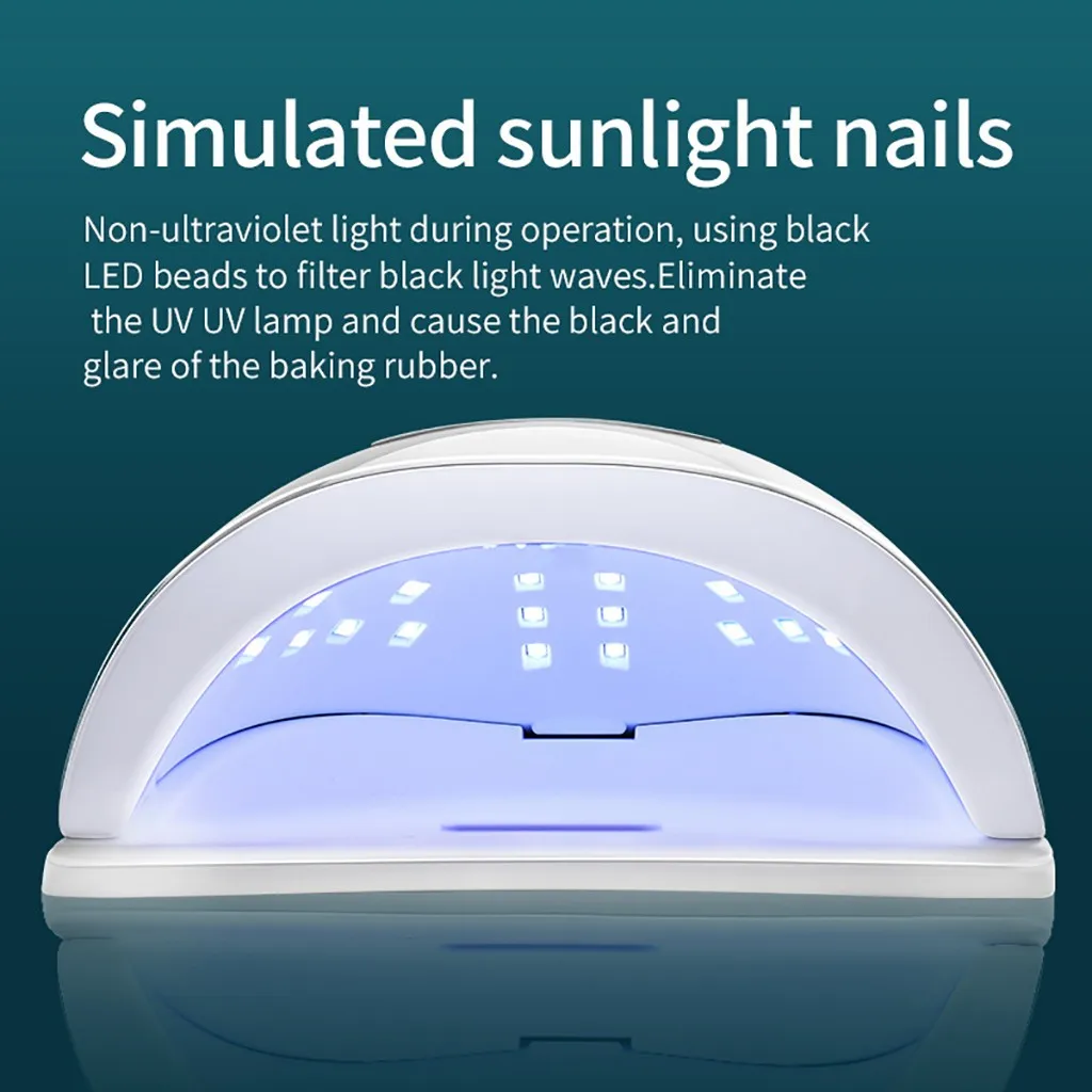 Светодиодный УФ гель для ногтей отверждения лампы 120 Вт свет Сушилка для гель-лака машинка для дизайна ногтей