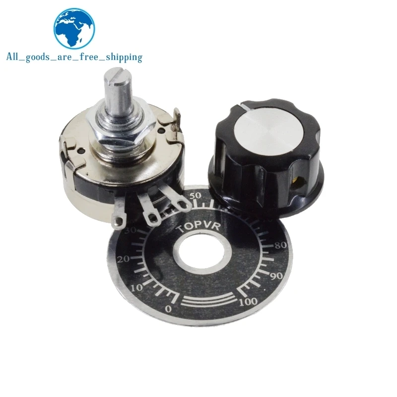 TZT WTH118 DIY набор частей 2 Вт 1A потенциометр 1 к 2,2 к 4,7 к 10 к 22 к 47 к 100 к 470 к 1 м