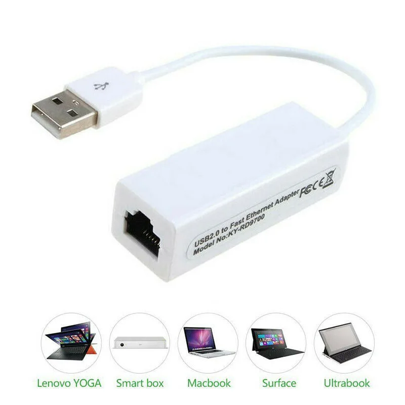Ethernet RJ45 для USB2.0 10/100 Мбит/с сетевая карта карты кабельный ключ доступа поддерживает дуплексный режим подачи Управление(IEEE802.3X