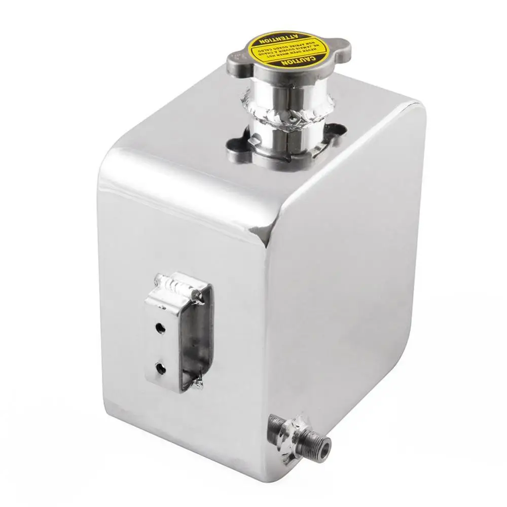 

2.5L Car Radiator Water Coolant Tank Cooling Catch Bottle Overflow Reservoir Heatsinks Aluminum Universal Cooling Water Tank