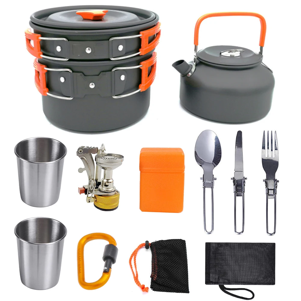 Professional Outdoor Camping Cookware Pots Camping Picnic Travel