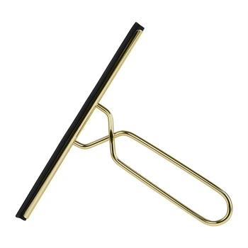 

Stainless Steel Shower Squeegee Window Glass Wiper Scraper Cleaner with Silicone Blade for Bathroom Kitchen Car